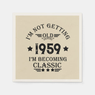 Servilleta De Papel Fiesta de cumpleaños 65º de cosecha personalizada