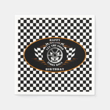 Fiesta de Cumpleaños Bandera Vigilada Carreras de