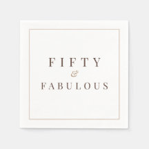 Fiesta de cumpleaños cincuenta y fabulosa