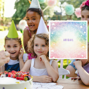 Servilleta De Papel Fiesta de cumpleaños colorida y personalizada para