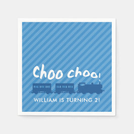 Servilleta De Papel Fiesta de cumpleaños de Choo choo training para ni