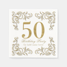 Fiesta de cumpleaños de cincuenta y fabulosos purp