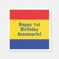 Fiesta de cumpleaños de colores primarios
