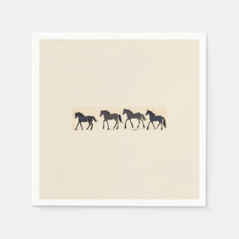 Servilleta De Papel Fiesta de cumpleaños de Cowboy - Caballo