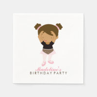 Fiesta de cumpleaños de Cute Ballet Dancer Chica