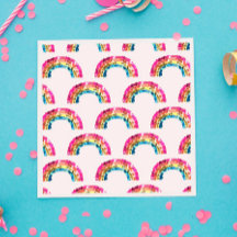 Fiesta de cumpleaños de Cute Sparkly Sequin Rainbo