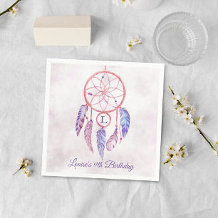 Servilleta De Papel Fiesta de cumpleaños de Dreamcatcher Sleepover
