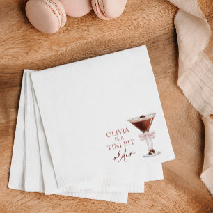 Servilleta De Papel Fiesta de cumpleaños de Espresso Martini, un poco 