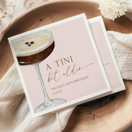 Servilleta De Papel Fiesta de cumpleaños de Expresso Martini, un poco 