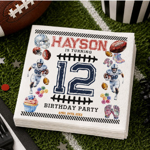 Servilleta De Papel Fiesta de cumpleaños de fútbol para niños
