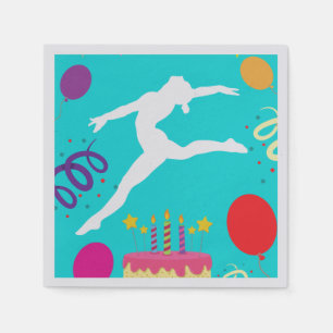 Servilleta De Papel Fiesta de cumpleaños de gimnasia