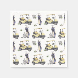 Servilleta De Papel Fiesta de cumpleaños de golf