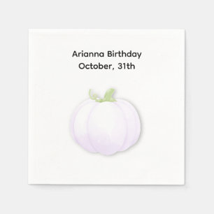 Servilleta De Papel Fiesta de cumpleaños de Halloween Diseño minimal