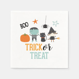 Servilleta De Papel Fiesta de cumpleaños de Halloween para niños lindo