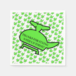 Servilleta De Papel Fiesta de cumpleaños de Helicopter