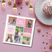 Fiesta de cumpleaños de la Personalizado de Collag