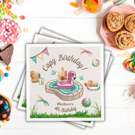 Servilleta De Papel Fiesta de cumpleaños de la piscina de verano de Ca