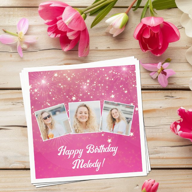 Servilleta De Papel Fiesta de cumpleaños de las chicas del Collage de  (Subido por el creador)