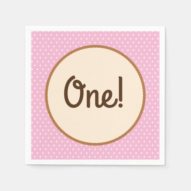 Servilleta De Papel Fiesta de Cumpleaños de las Vaqueras (Anverso)