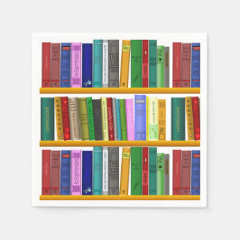 Servilleta De Papel Fiesta de cumpleaños de libros