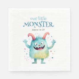 Servilleta De Papel Fiesta de Cumpleaños de Little Monster Kids