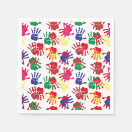 Servilleta De Papel Fiesta de Cumpleaños de los Niños Pintando