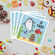 Fiesta de cumpleaños de los tiburones y amigos