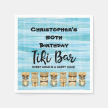 Fiesta de cumpleaños de Luau Tiki Bar