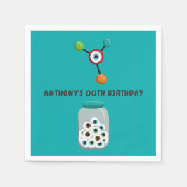 Servilleta De Papel Fiesta de cumpleaños de Mad Science