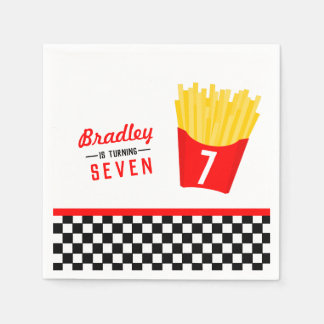 Servilleta De Papel Fiesta de Cumpleaños de Papas Fritas