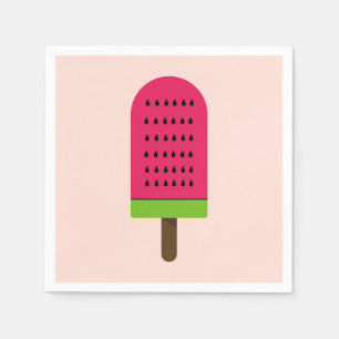 Servilleta De Papel Fiesta de cumpleaños de Popsicle ice ice-block chi