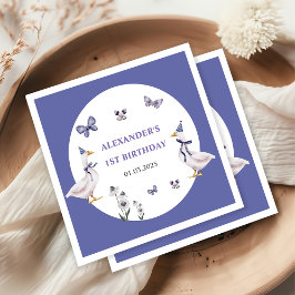 Servilleta De Papel Fiesta de cumpleaños de Silly Goose