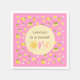 Servilleta De Papel Fiesta de cumpleaños de un dulce de limón