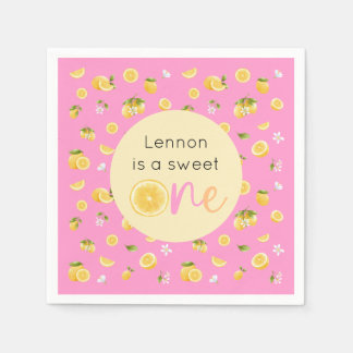 Servilleta De Papel Fiesta de cumpleaños de un dulce de limón