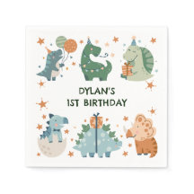 Fiesta de cumpleaños de un niño de dinosaurio