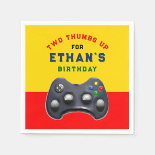 Servilleta De Papel Fiesta de cumpleaños de videojuegos
