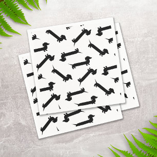 Servilleta De Papel Fiesta de cumpleaños del amante del Dachshund