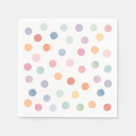 Servilleta De Papel Fiesta de cumpleaños del arte arcoiris