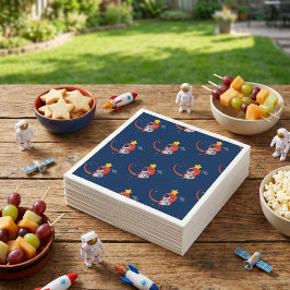 Servilleta De Papel Fiesta de cumpleaños del astronauta del espacio ul