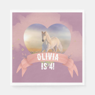 Servilleta De Papel Fiesta de cumpleaños del caballo