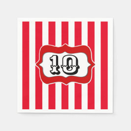 Servilleta De Papel Fiesta de cumpleaños del carnaval del circo Tiras 