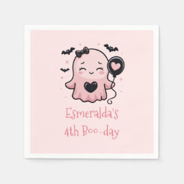 Servilleta De Papel Fiesta de cumpleaños del fantasma de Halloween ros