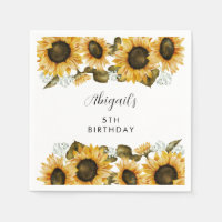 Fiesta de cumpleaños del girasol ruso