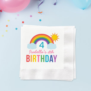 Servilleta De Papel Fiesta de cumpleaños del Personalizado Chica mode