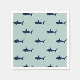 Servilleta De Papel Fiesta de cumpleaños del tiburón