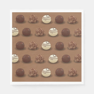 Servilleta De Papel Fiesta de cumpleaños estupenda del chocolate dulce
