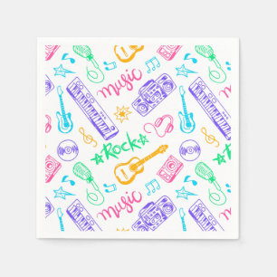 Servilleta De Papel Fiesta de cumpleaños musical