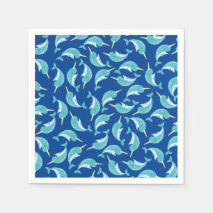 Servilleta De Papel Fiesta de cumpleaños Narwhal