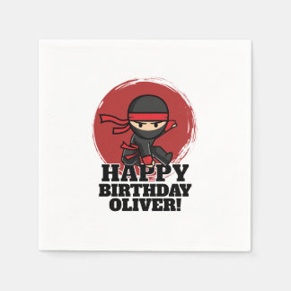 Servilleta De Papel Fiesta de cumpleaños Ninja