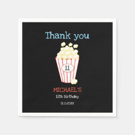 Servilleta De Papel Fiesta de cumpleaños nocturna de película niños de